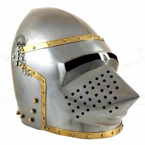Medieval pig face - face, helmet