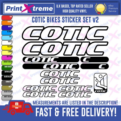 Cotic bikes decal stickers - cotic,