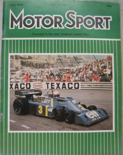 Motor sport magazine july 1976 - july,