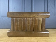 Vintage Wooden Puzzle Jewellery Box With Hidden Compartment With Key 