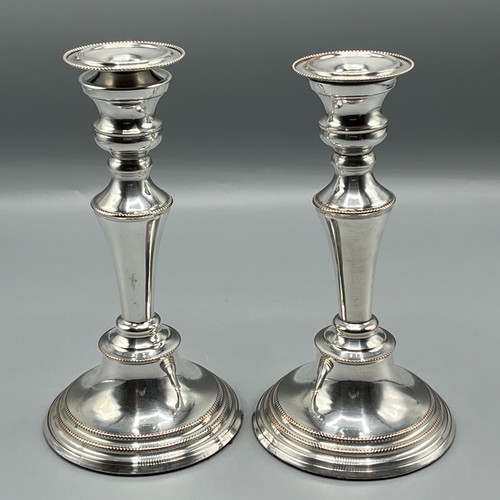 Pair antique silver plated - antique,