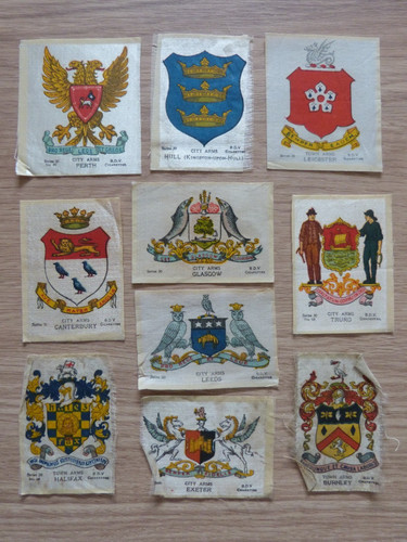 Silk cigarette cards bdv - cards,