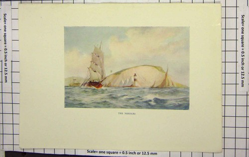Original old antique print - original,