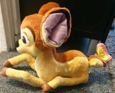 Disney Bambi With Butterfly On Tail  Plush Soft Toy