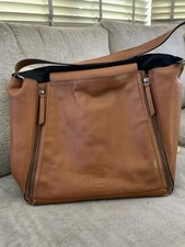 Tan Leather Super Dry Handbag Shoulder Bag Tote