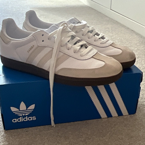 Adidas samba white beige - samba, white/beige
