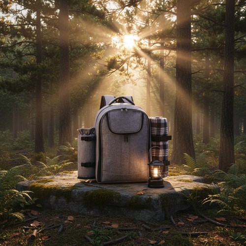 Person picnic set - set, backpack