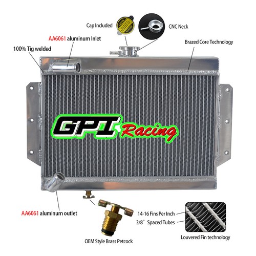 Alu radiator for 1968 1975 - radiator,