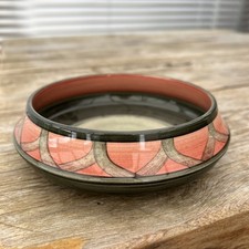 JERSEY Studio POTTERY: Handpainted Handblown Dish Plate Ceramic