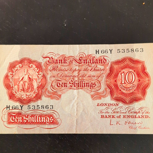 Bank england shillings - of, 10
