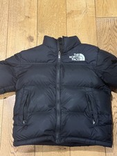 The North Face 1996 retro nuptse jacket black. Kids Size Large