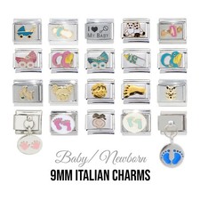 Baby Newborn 9mm Italian Charm - Fits 9mm Italian charm bracelets