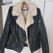 Aviator marks and spencer indigo jacket size 10 coat
