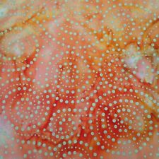 Metallic Swirl Orange & Gold