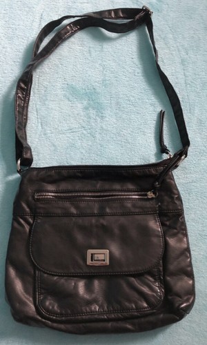 Vintage bueno black handbag - black,