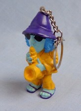 Vintage Muppet Zoot Playing Saxophone Schleich PVC Model Figure Keyring 1979