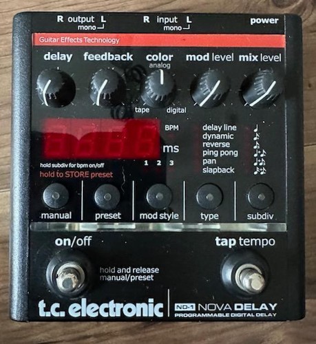 Electronic nova delay - tc, nd-1