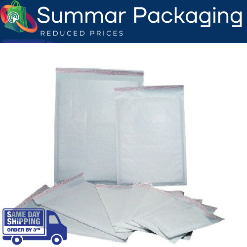 Genuine white bubble jiffy - white,