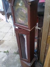 Metamec Tempus Fugit Grandmother 8 day clock Westminster Chime Mahogany