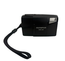 Olympus Trip 301 Black Handheld Built-In Flash Point & Shoot 35mm Film Camera