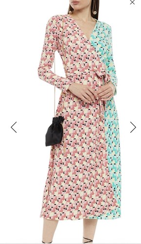 Dvf tilly crepe wrap dress - tilly,