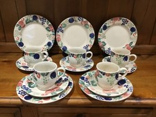 Winton Bordeaux 15pce Tea Set