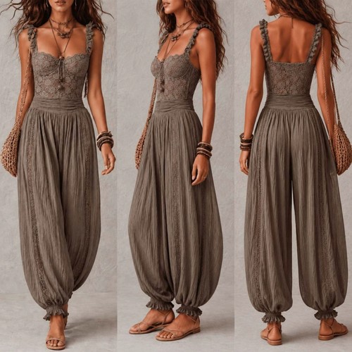 Women summer harem pants - women's,