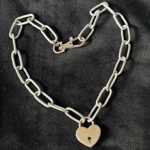 Silver tone chunky chain - silver,