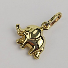 Tiny Elephant Charm Pendant