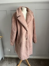 Lipsy London Pink Teddy Coat