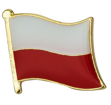 Poland Flag Pin Badge - Metal