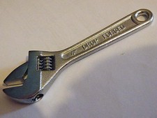 4" Adjustable Mini Miniature Spanner Model Crafts RUST SPOTS SEE TEXT  50g 915
