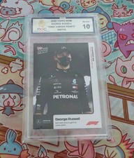 2020 Topps Now F1 /3137 George Russell - Rookie RC Mercedes F1 - MGC 10 NOT PSA