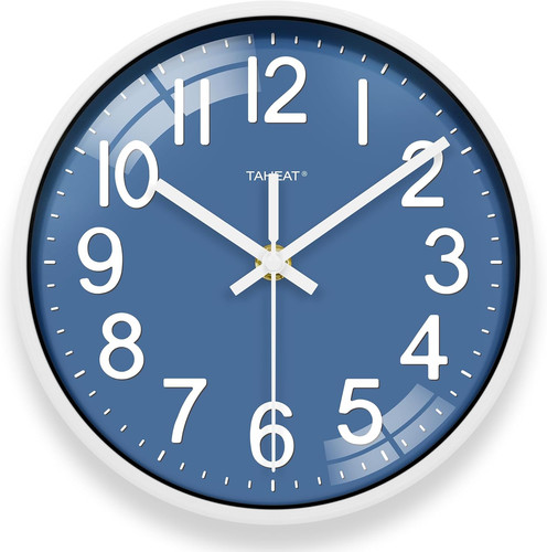 Small inch blue - wall, clock
