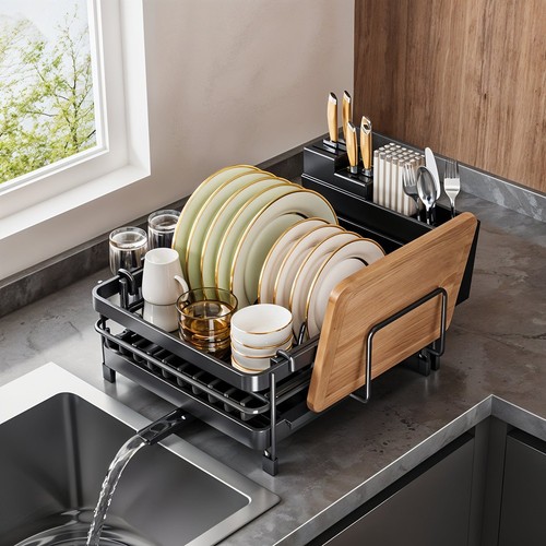Expandable dish drainer rack - drainer,