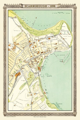 Jigsaw map scarborough - map, of