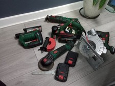 Parkside Cordless  Tools  x 5 tools