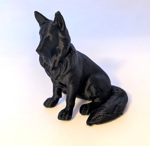 German shepherd dog - german, sculpture