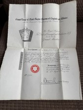 Original "Mark Master" Masonic