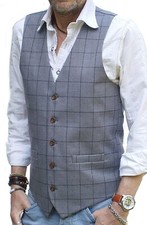 Mens Waistcoat - Grey Gray