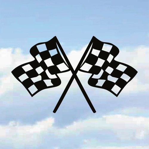Chequered flag racing - flag,