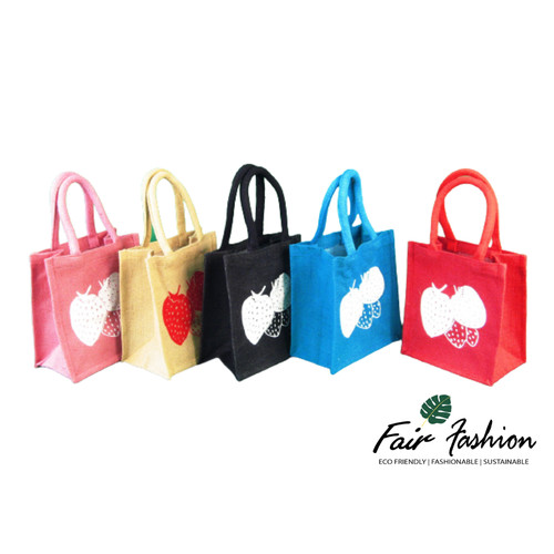 Jute hessian colourful lunch - jute,