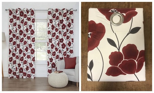 Red black poppy - x,