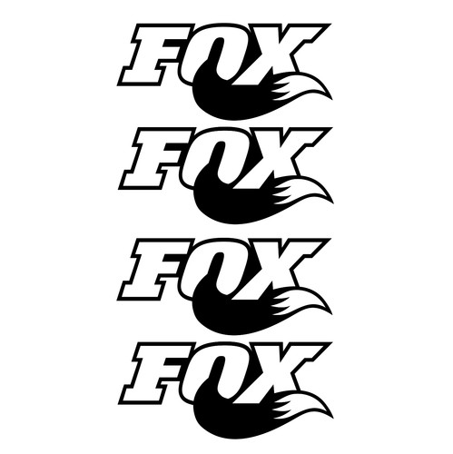 Fox shocks decal - fox,