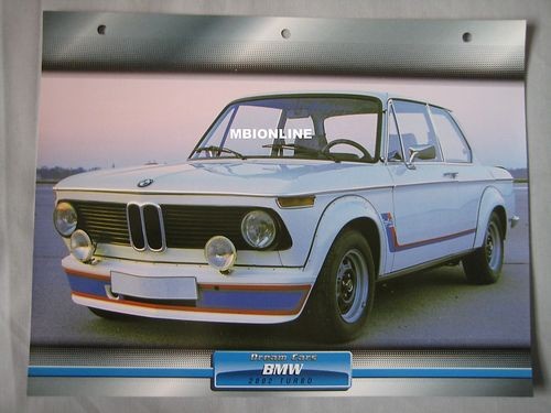 Bmw 2002 turbo - dream, card