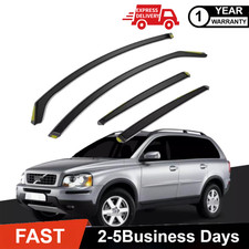 4pc Tinted 5 Door SUV Wind Deflectors For 2003-2015 Volvo XC90 MK1 UK