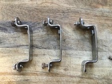 3 British ROGERS / AJAX vintage drums floor tom brackets leg holders 
