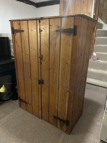 Antique pine cupboard got some - pine,