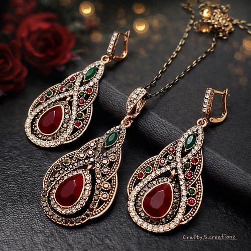 Art deco inspired drop crystal - inspired,