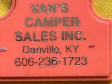 VINTAGE VAN'S CAMPER SALES KEY